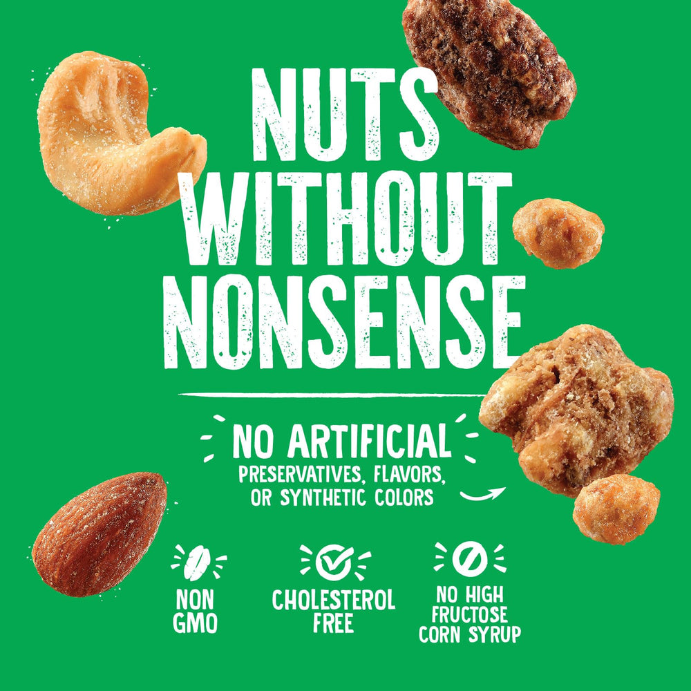 Emerald pecans glazed with a glossy finish ideal for entertaining