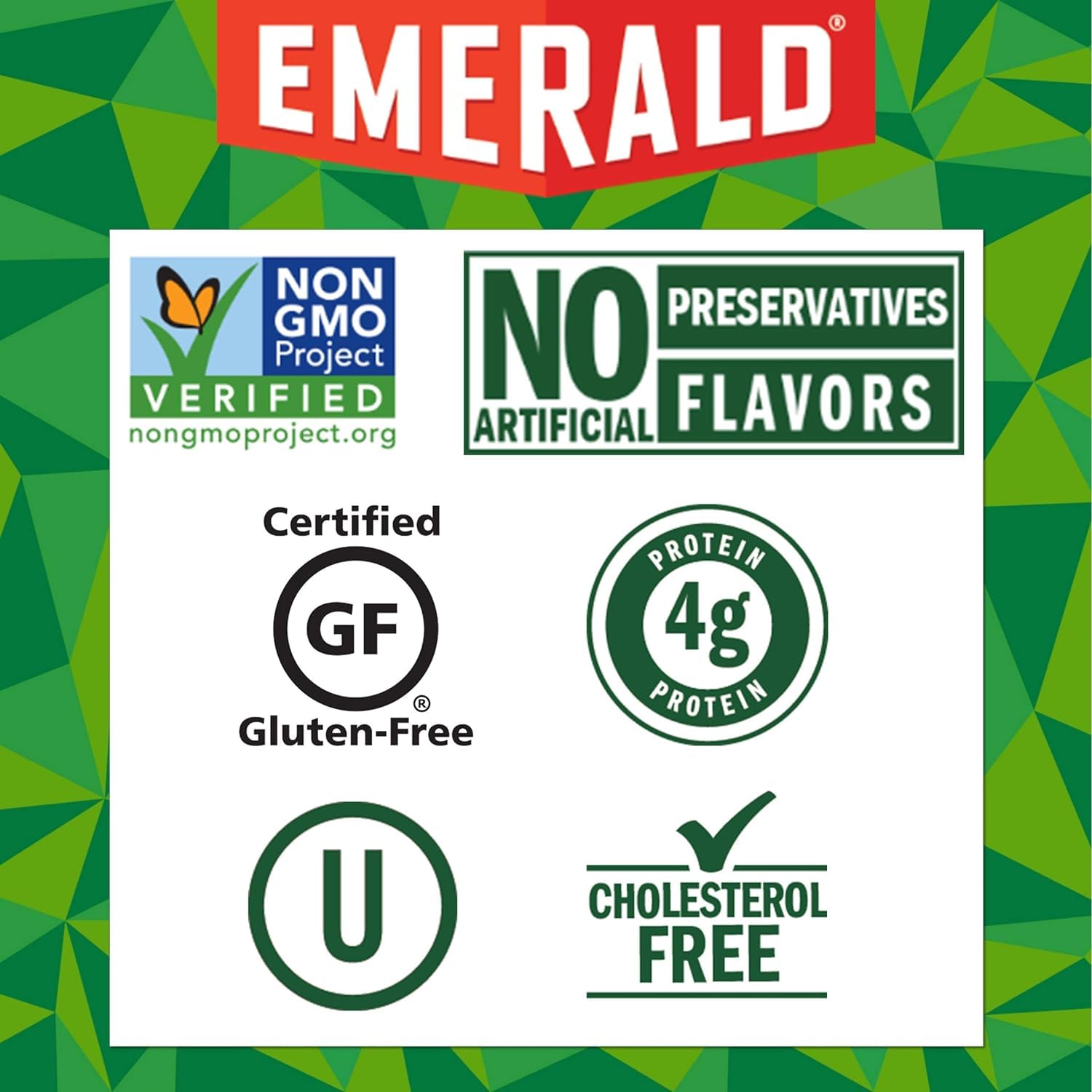 Emerald pantry ready almonds with flavorful seasoning for versatile snacking.