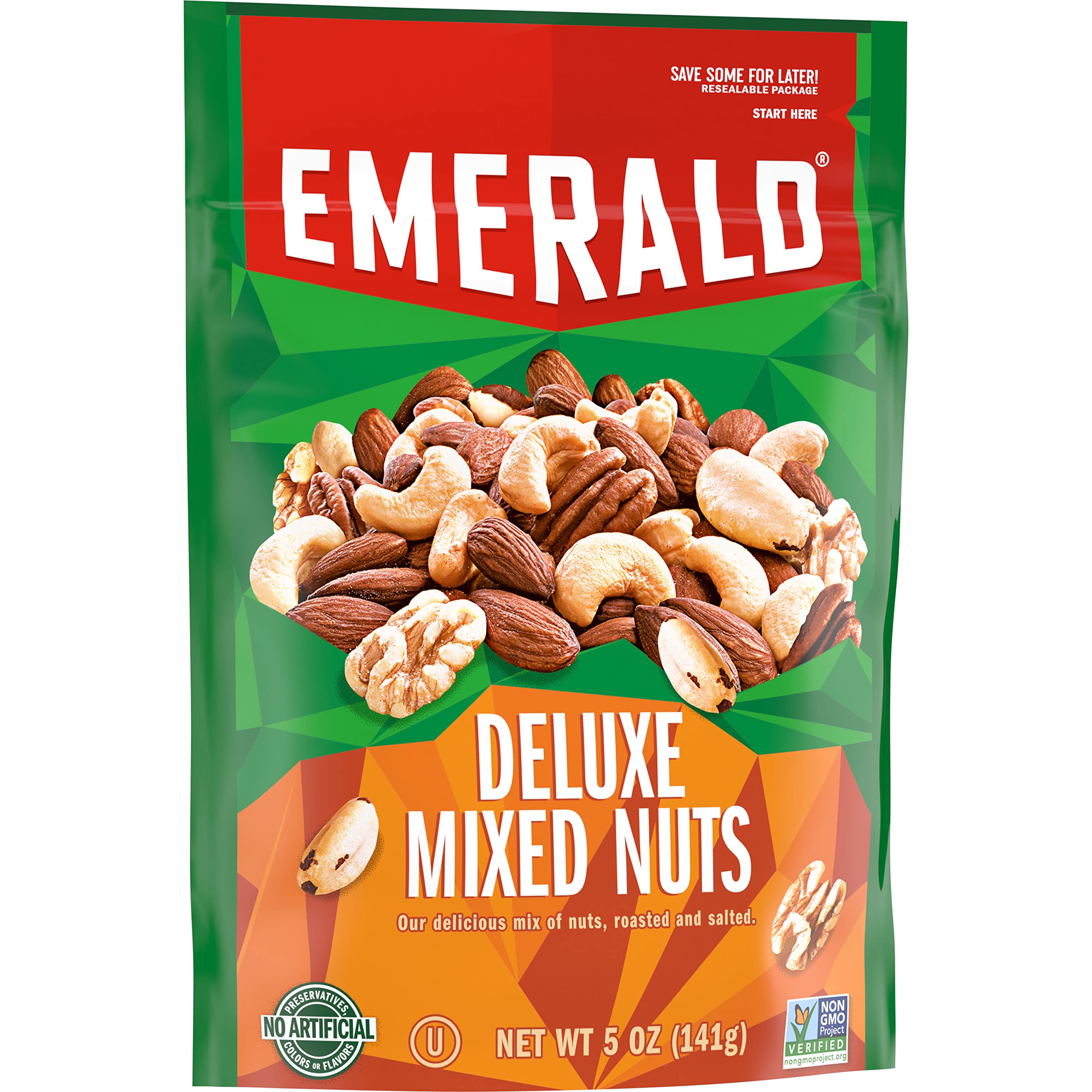 Emerald trail-ready snack—roasted and salted for rich aroma and crunch.