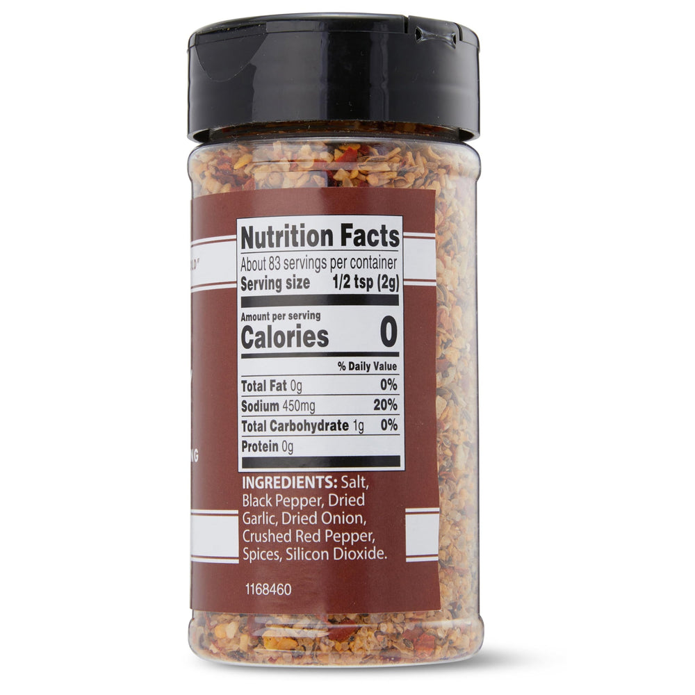 Emeril Lagasse Cajun seasoning shaker adds a zesty kick to seafood and meat.