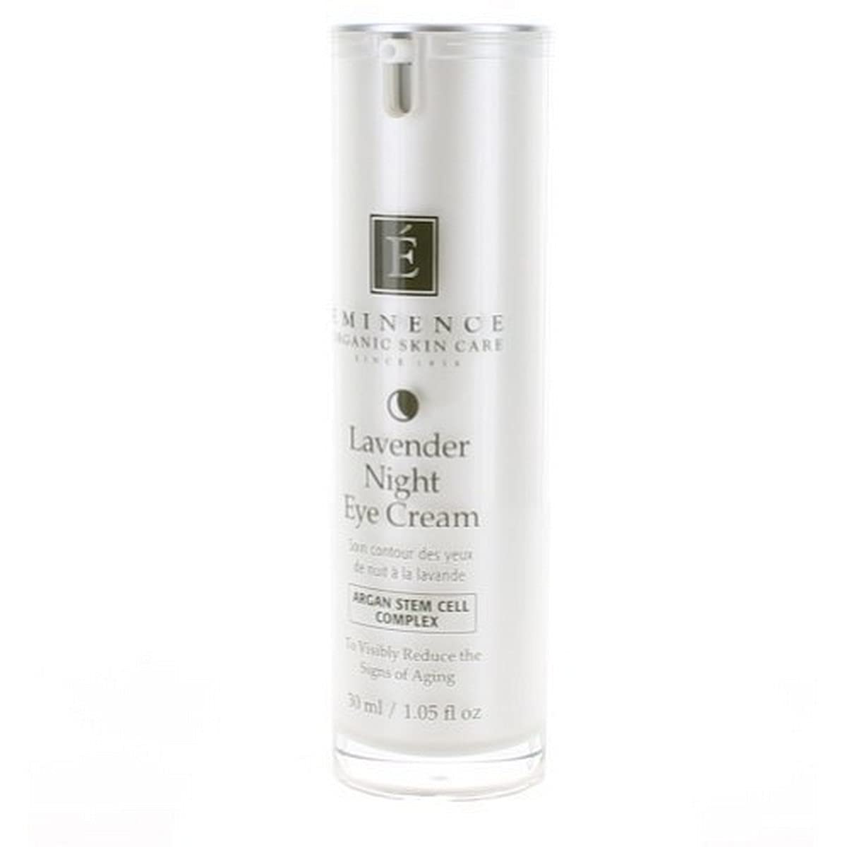 Eminence Lavender Age Corrective Night Eye Cream jar delivering overnight hydration