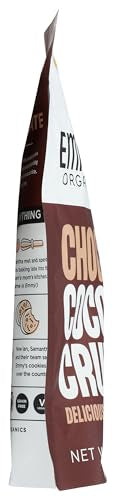 Emmys Chocolate Coconut Crunch ingredients feature organic cacao and coconut.