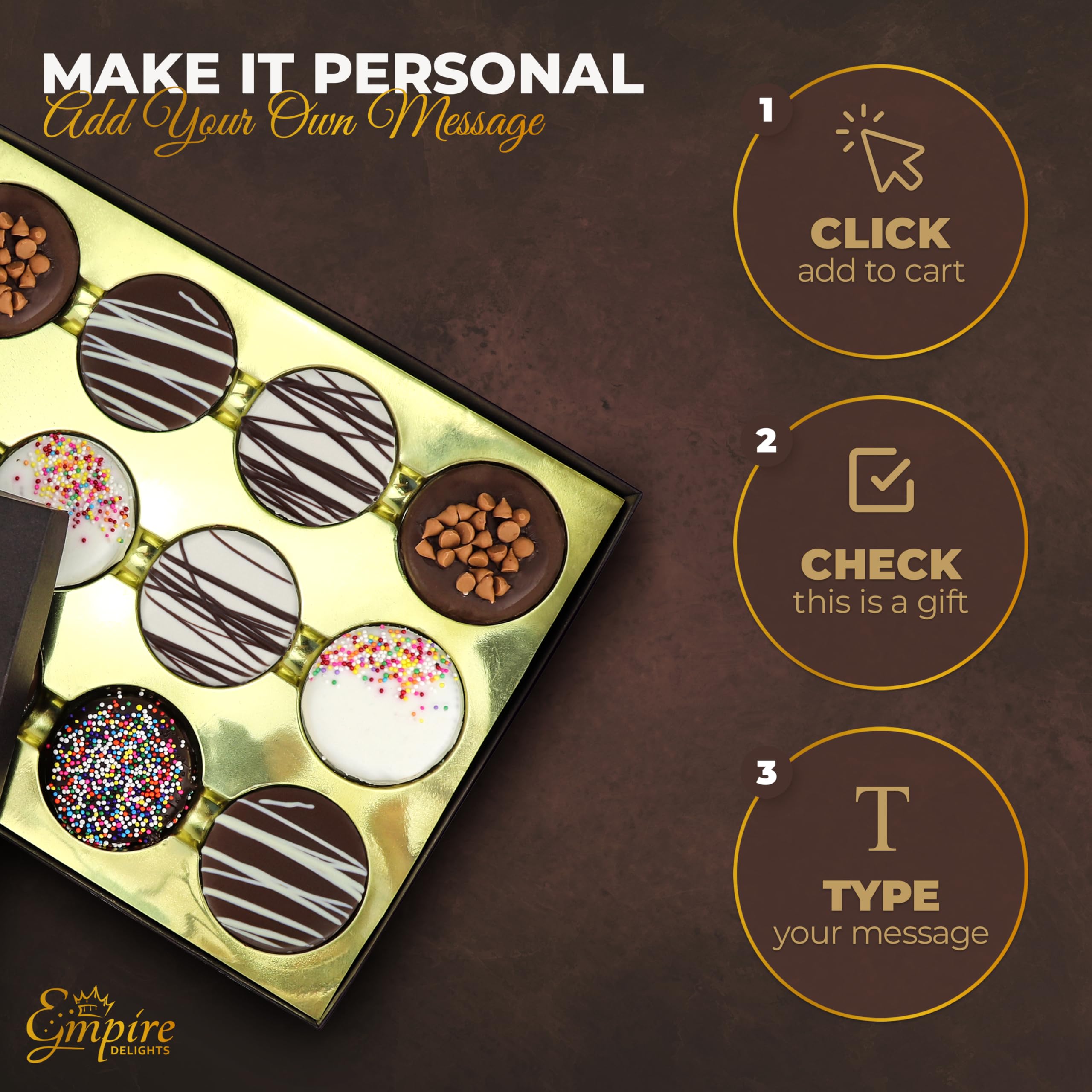 Empire Delights birthday treats inspire festive moments with premium cookies.