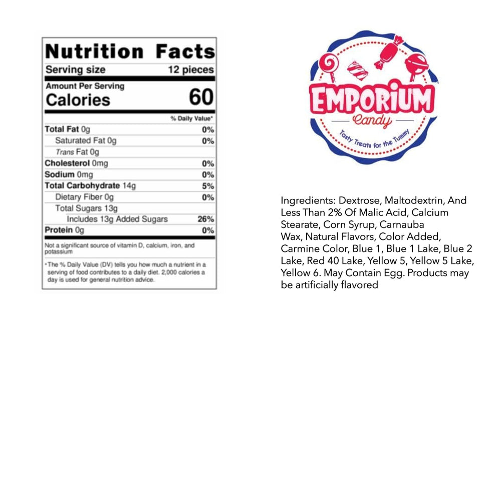 Emporium Candy assorted flavors colorful candies ideal for candy dishes and grab-and-go.