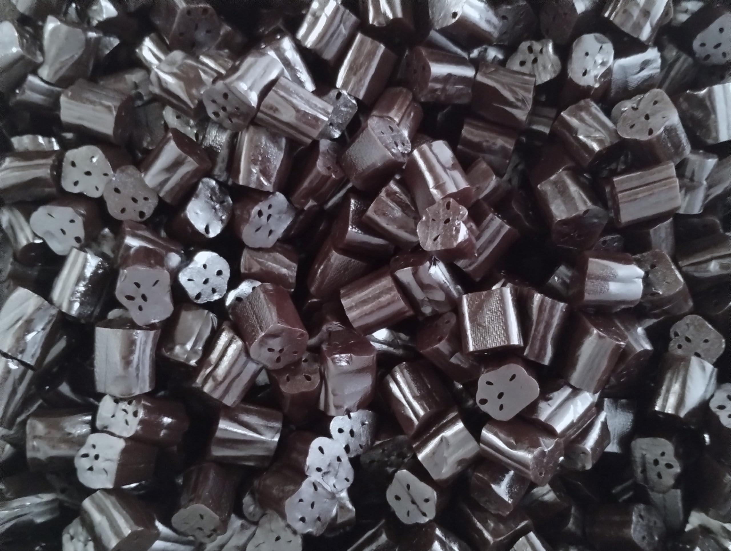 Serving bowl with Emporium Candy licorice bites, great for gatherings