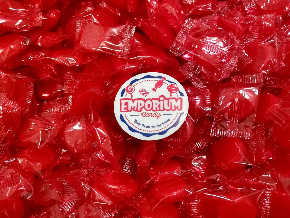 Emporium Cinnamon Discs closeup reveals rich cinnamon flavor.