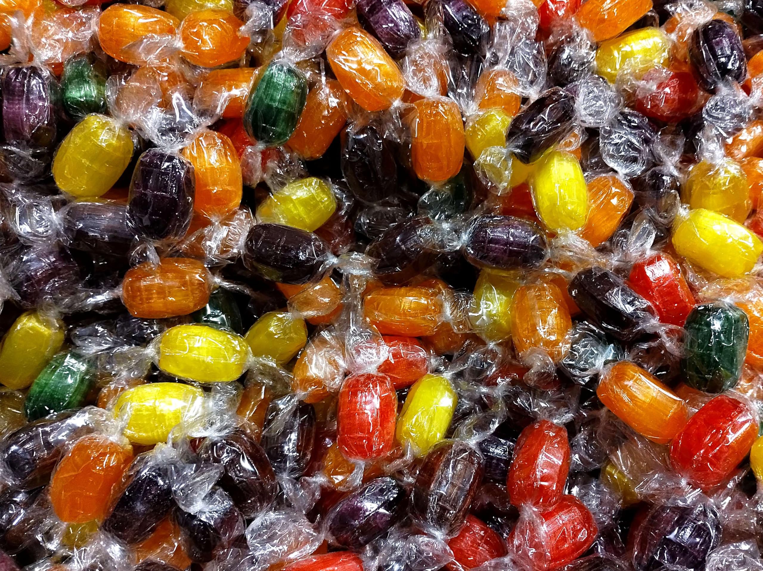 Emporium Candy grape-wrapped fruit barrel, colorful option for candy bowls and gifting.
