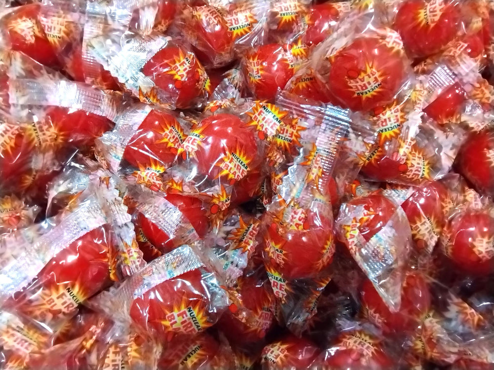 Nuclear Fire Blast Balls cinnamon flavor with bold aroma.