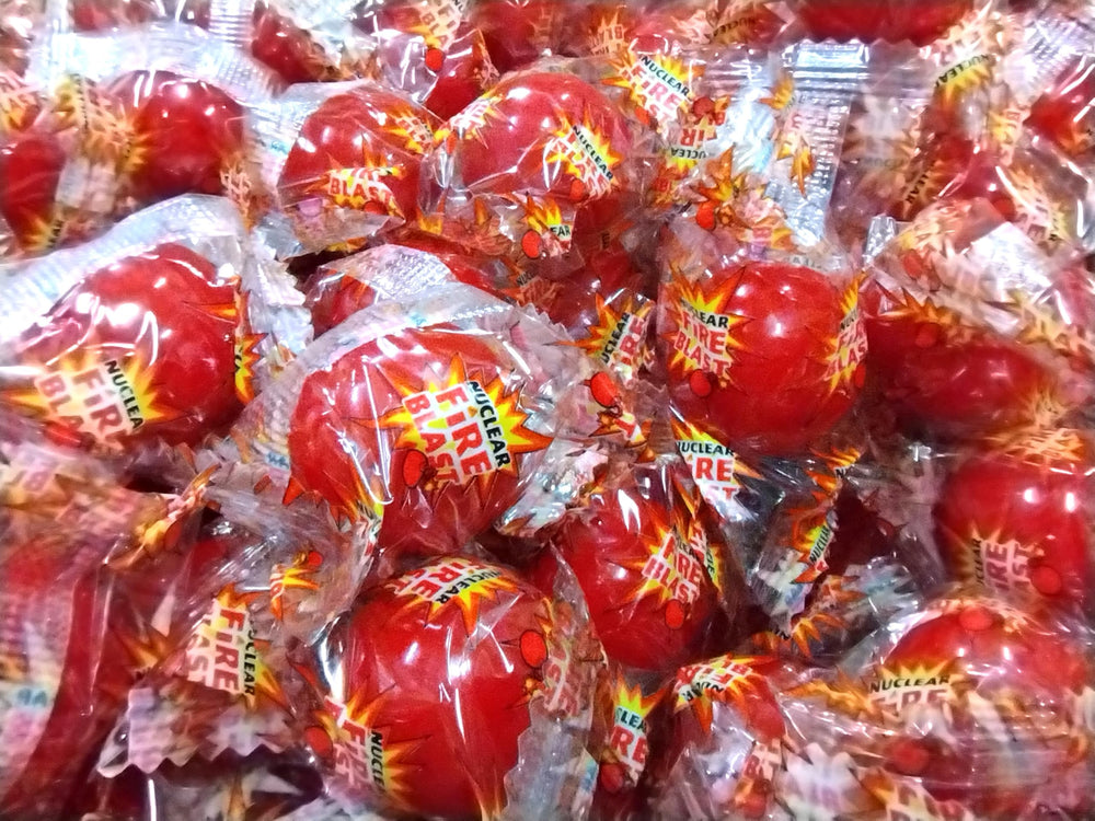 Nuclear Fire Blast Balls offer spicy cinnamon kick for quick treats.