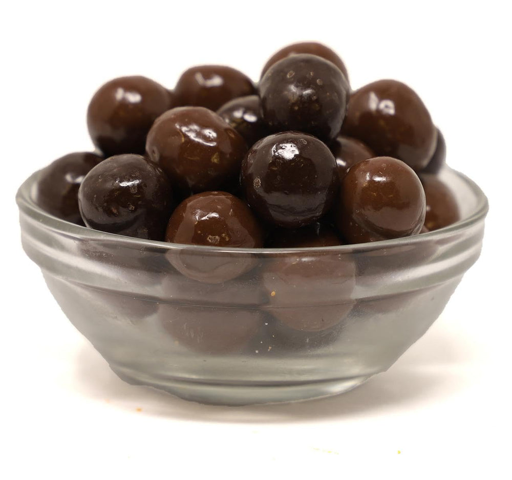 Emporium Candy raspberry cremes – bite-sized with coffee or tea.