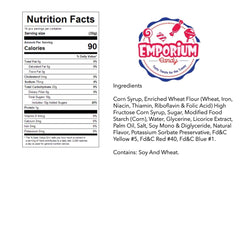 Soft, chewy texture of Emporium Candy licorice bites; quick indulgence