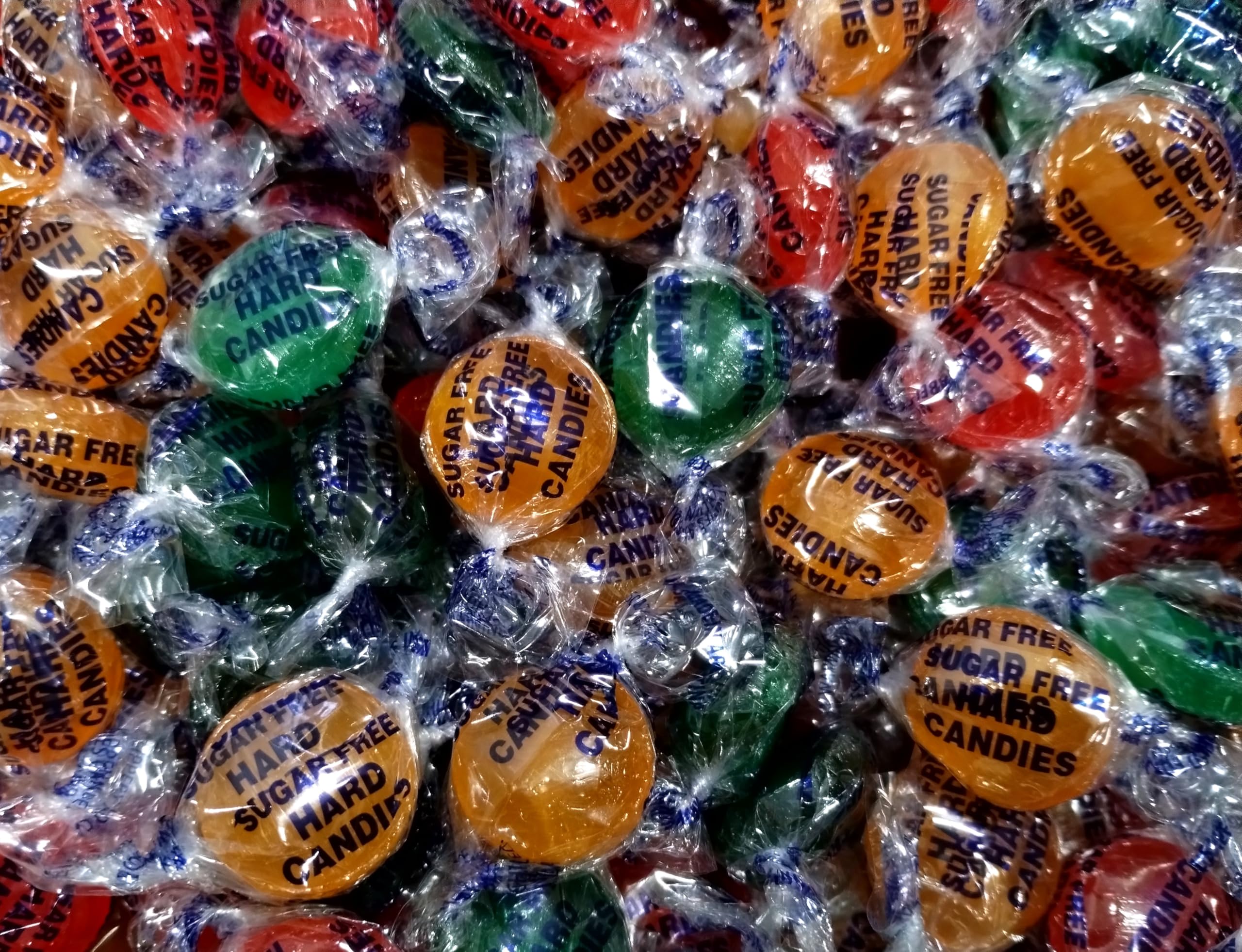 Emporium Candy sugar-free fruit buttons, 50 pieces, ideal for refillable jars.