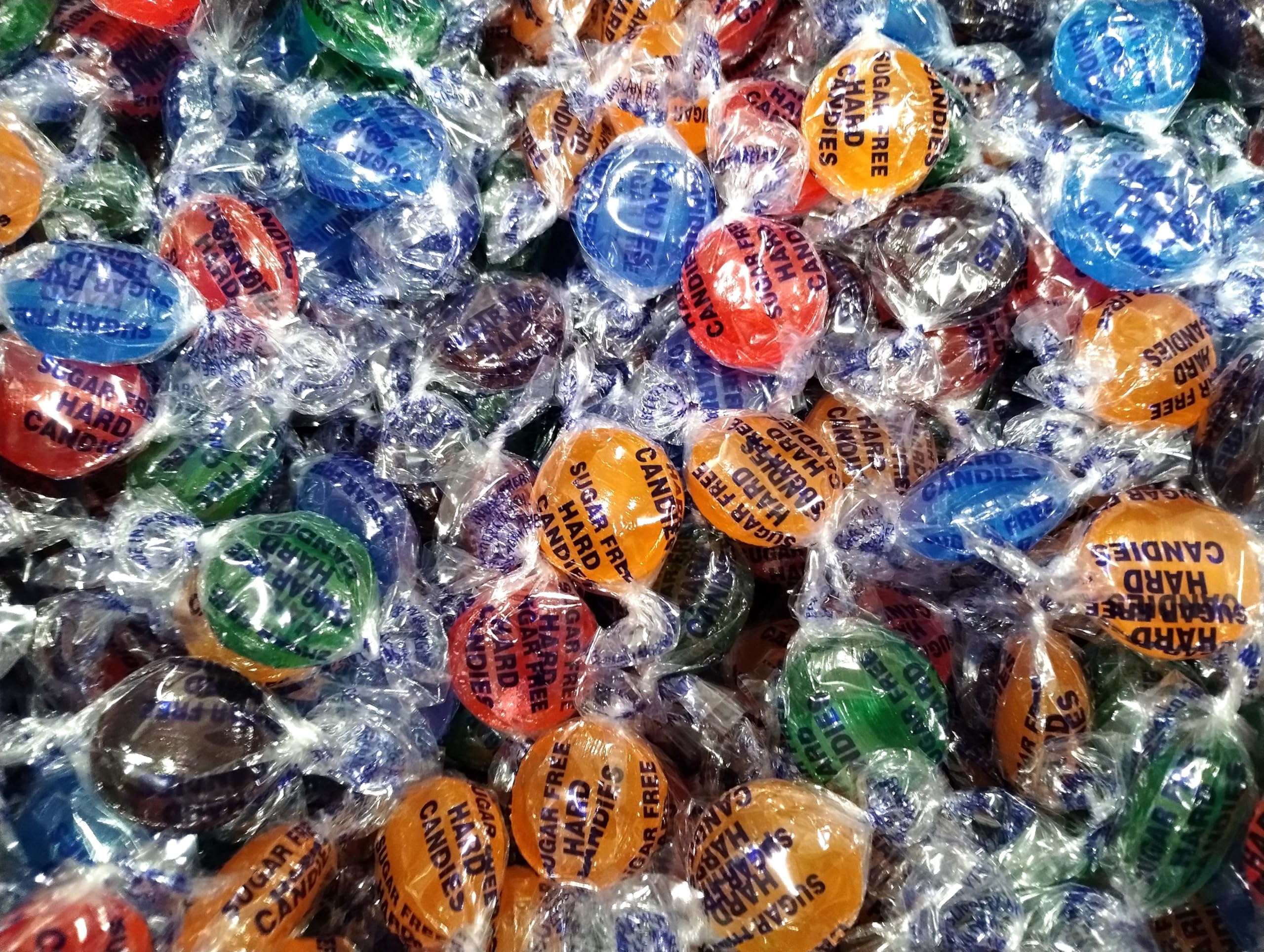 Emporium Candy sugar-free blackberry buttons delivering bold berry notes in a small bite