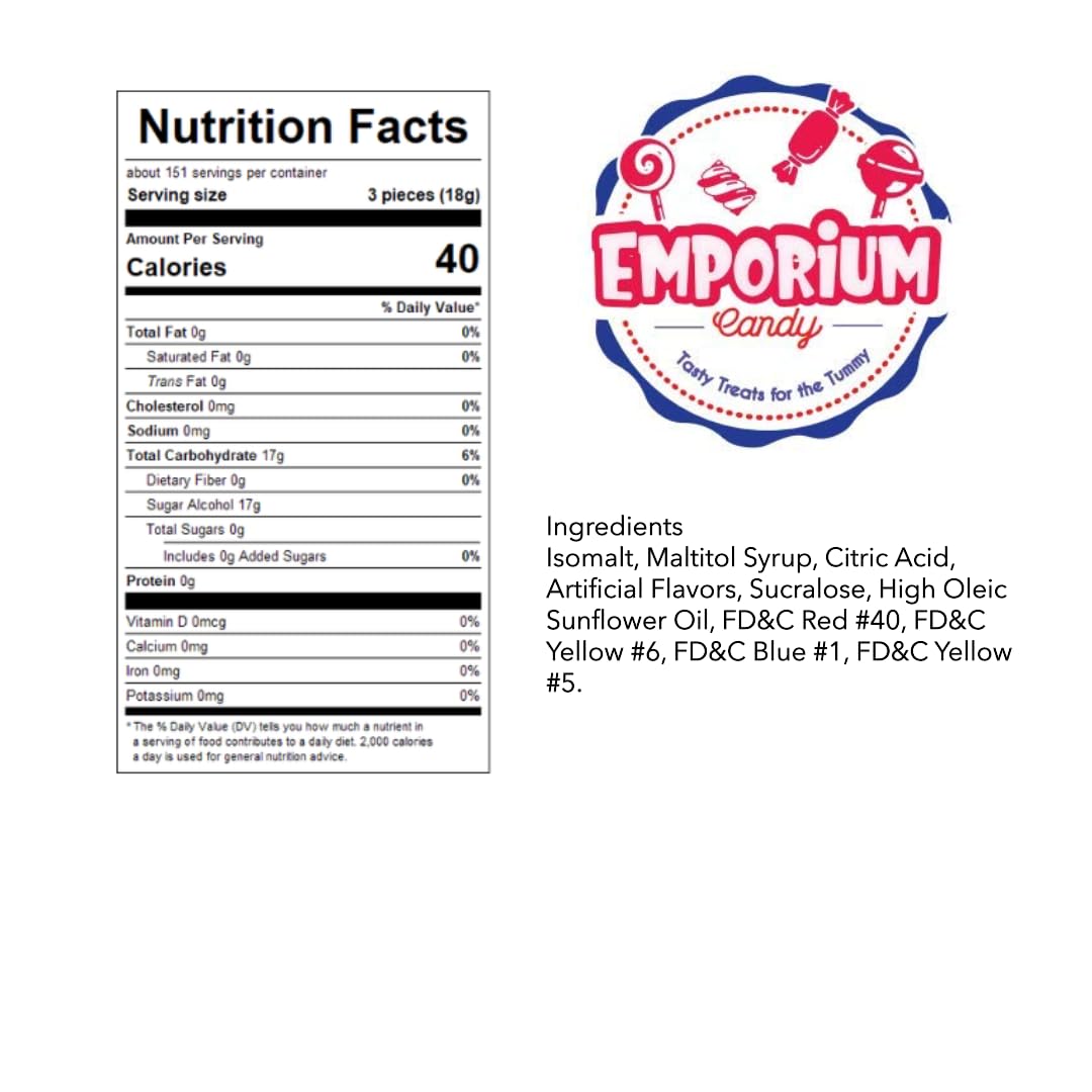 Emporium Candy cherry sugar-free fruit buttons - tasty on-the-go snack.