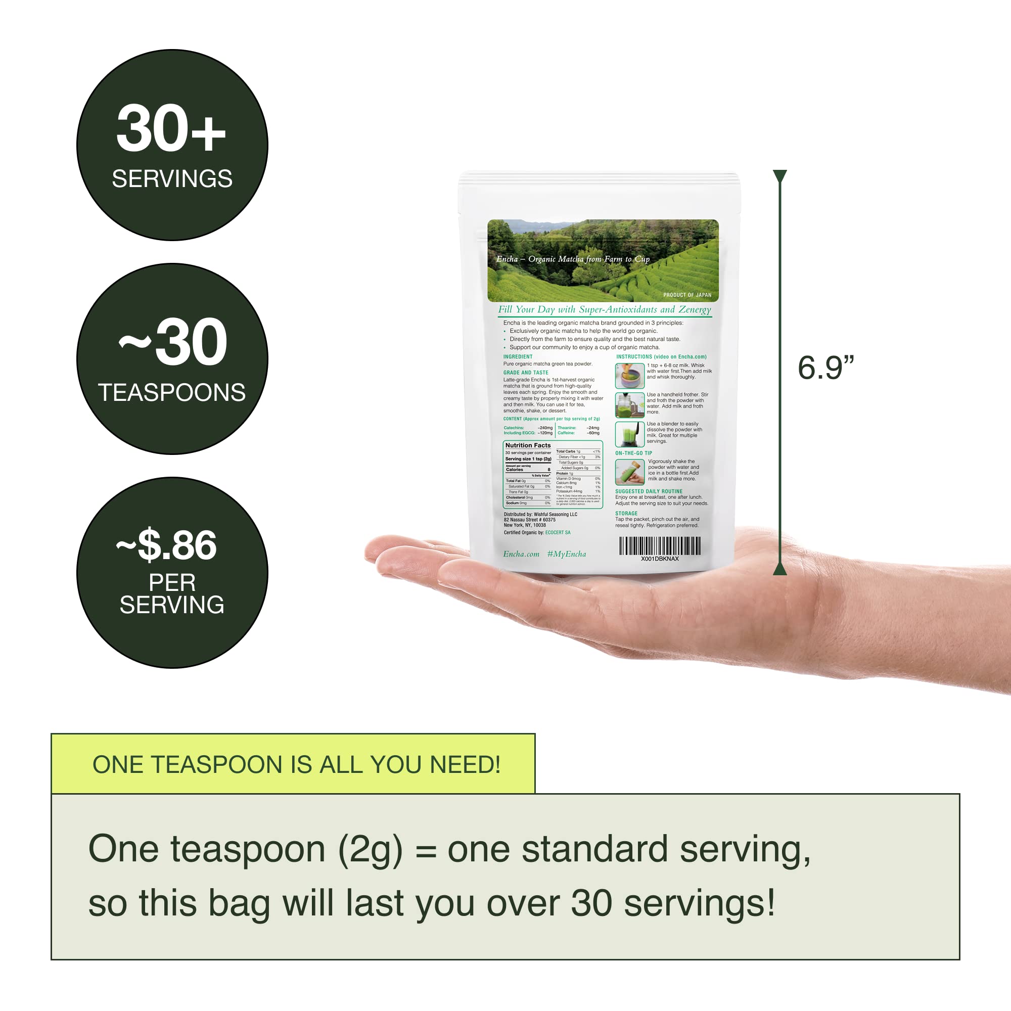 Encha brand story: Uji farm and spring harvest.