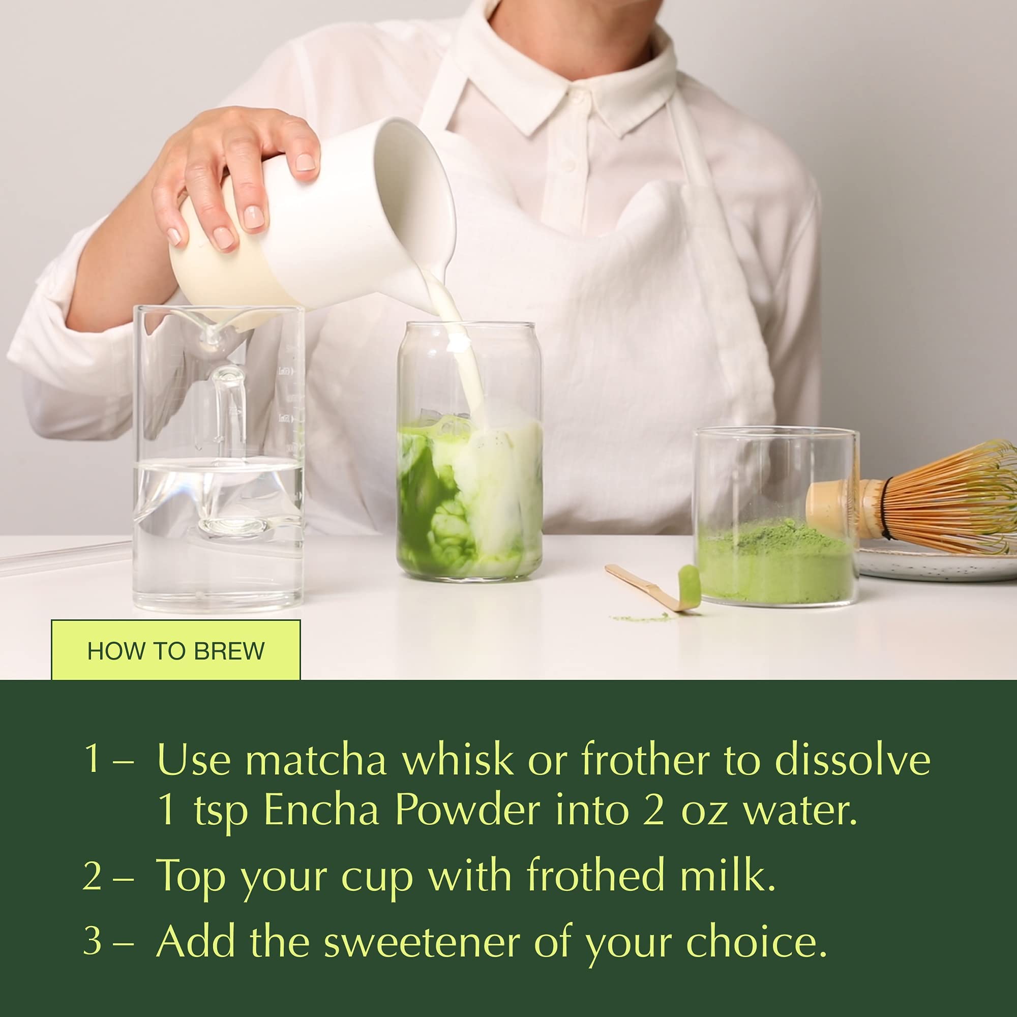 USDA organic certification verified for Encha matcha powder.