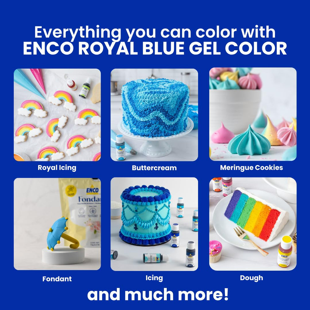 ENCO gel color adds bold shade to macarons and cupcakes