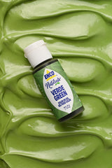 ENCO green coloring gel cap-off close-up showing easy dispensing.
