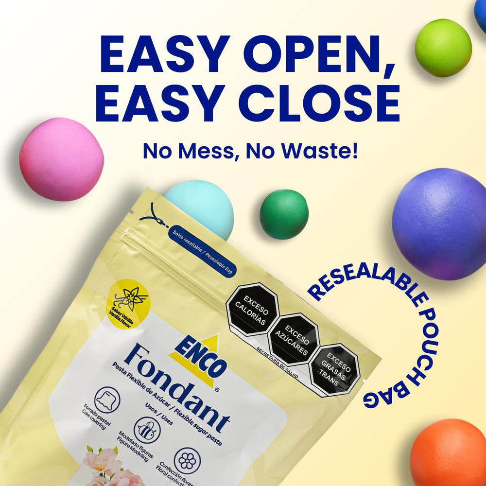 Decorating with ENCO fondant enables delicate figures and intricate accents