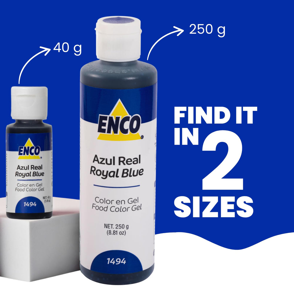 ENCO Royal Blue cupcake frosting color for striking cakes