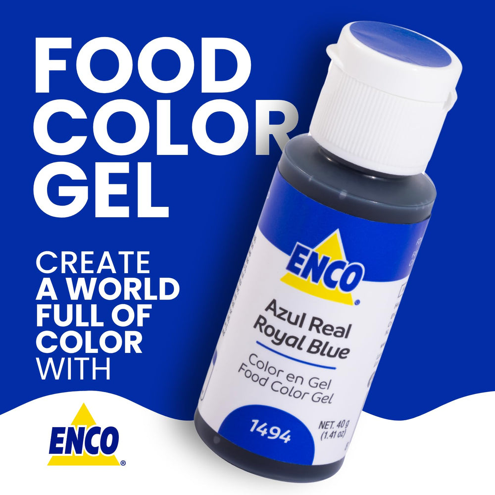 ENCO Royal Blue gel drops for precise decorating control