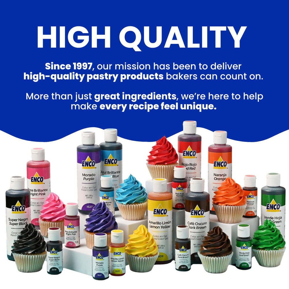 ENCO Royal Blue gel color delivers smooth color mixing without streaks