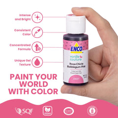 ENCO Yummy Sweet Peach gel bottle adds warm peach hues to fillings and icings.