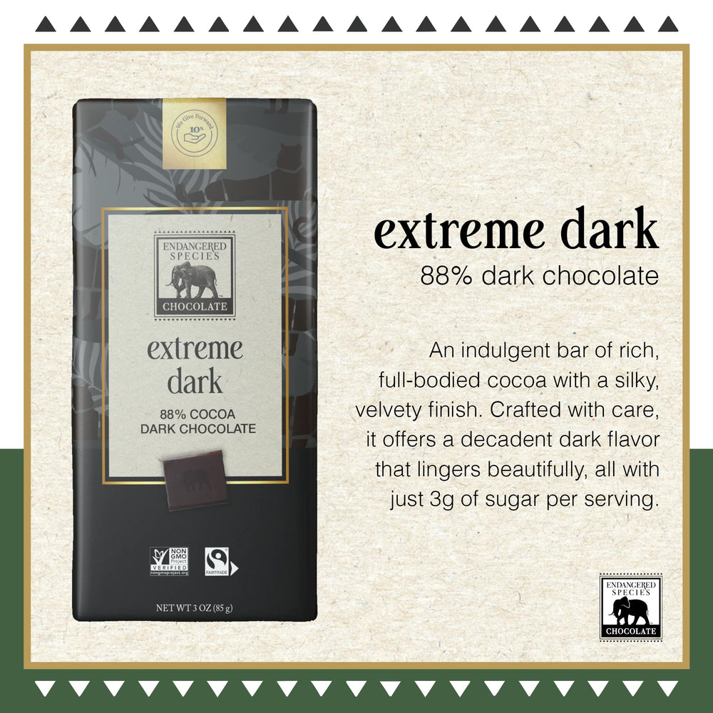 Endangered Species Panther bar silky melt for a smooth bite