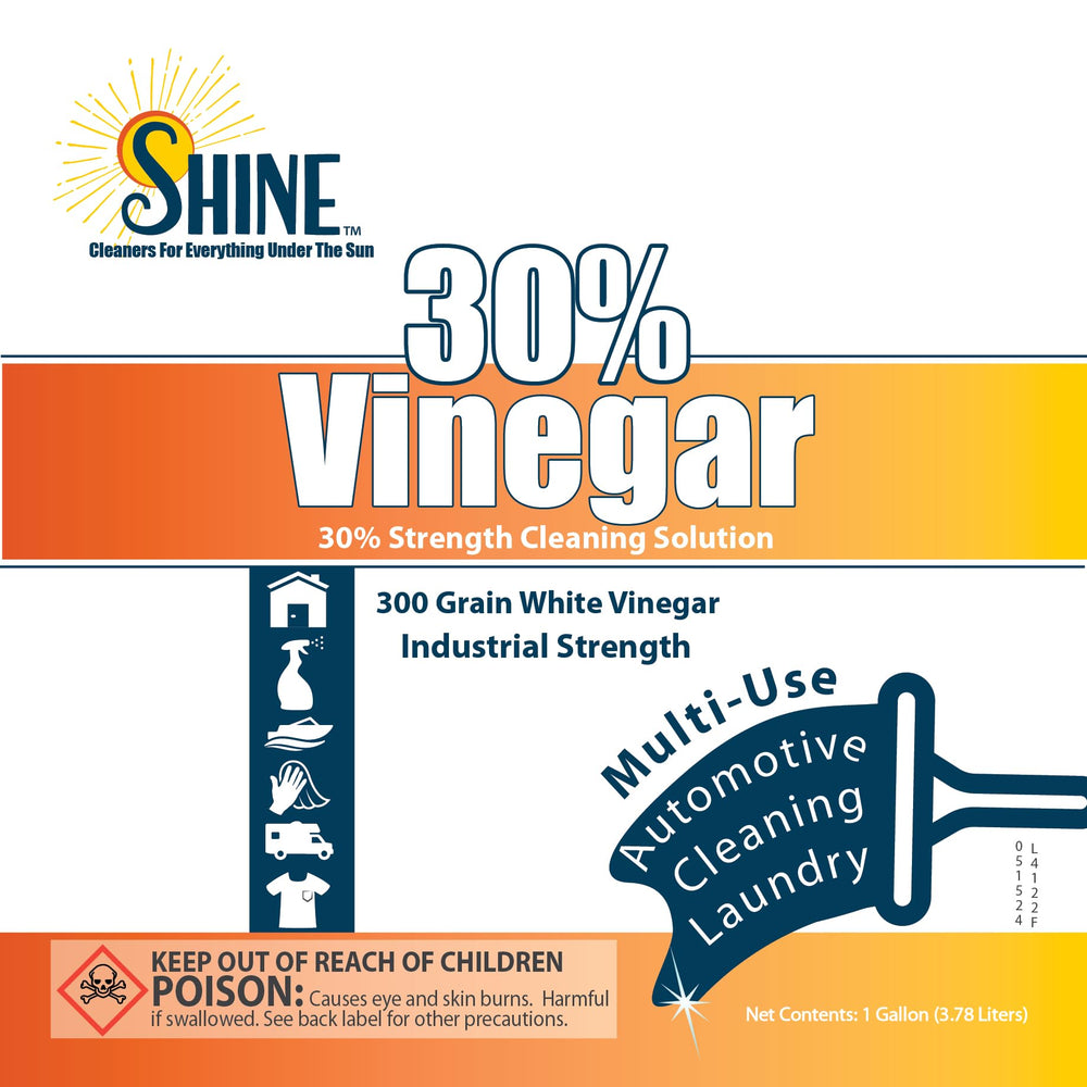 Energen of Carolina shower head cleaning with strong vinegar solution