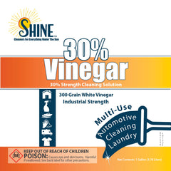 Energen of Carolina shower head cleaning with strong vinegar solution