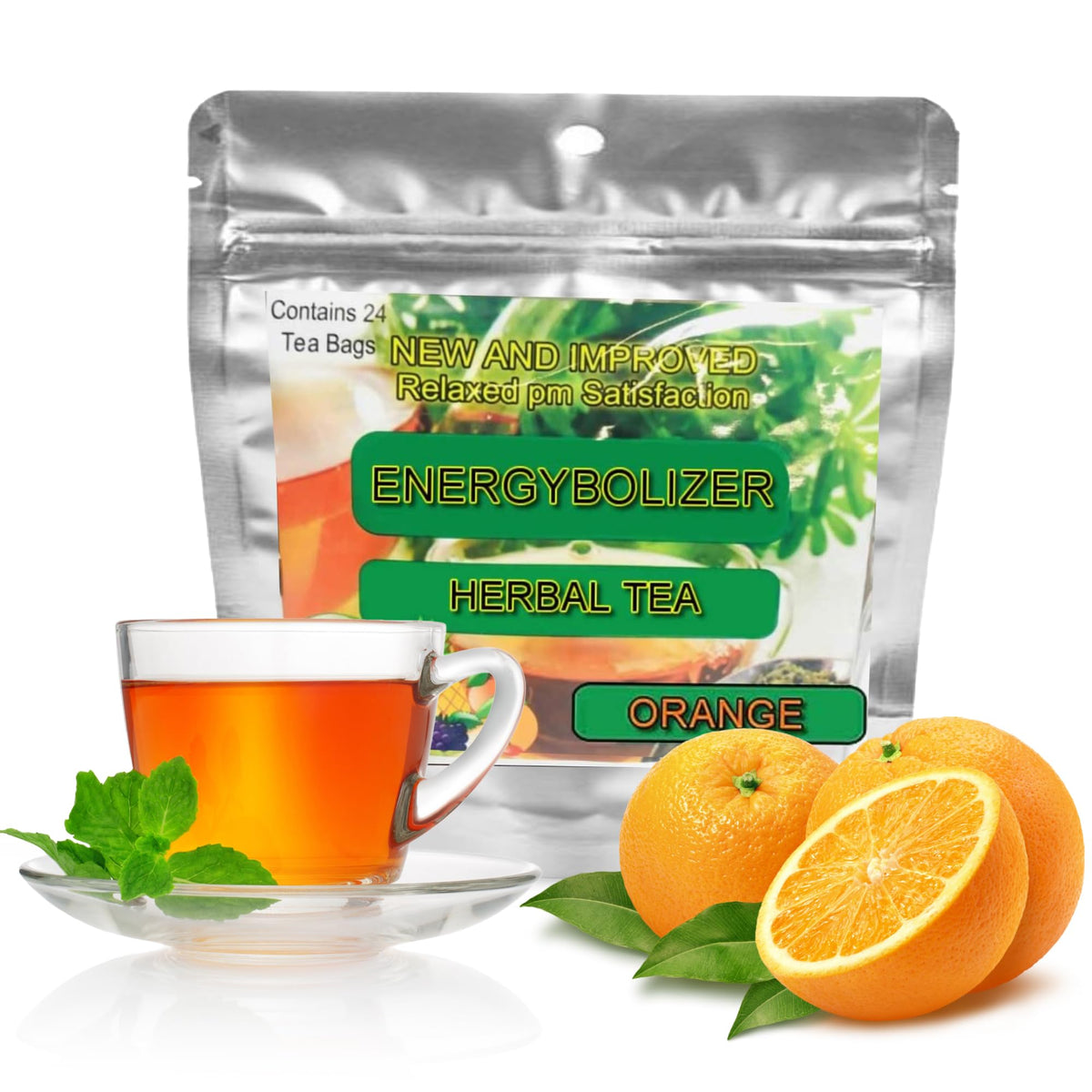 Energybolizer Perfect Weight packaging close-up showing natural ingredients.
