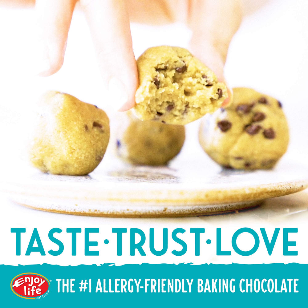 Enjoy Life morsels sprinkled on yogurt for a dairy-free chocolate boost.