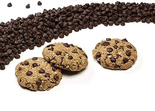 A bowl of Enjoy Life Semi-Sweet Chocolate Mini Chips ready to fold into batter.