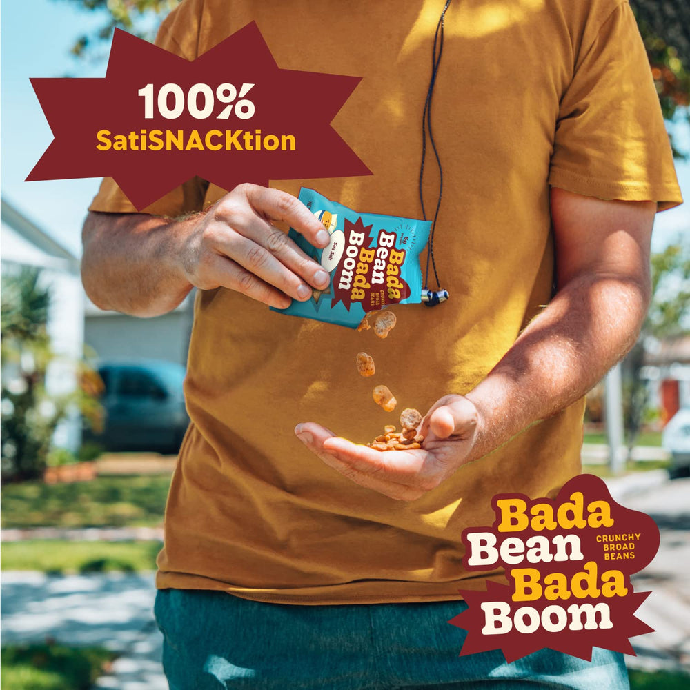 Enlightened Bada Bean Bada Boom as a chip-like alternative with plant-based protein.