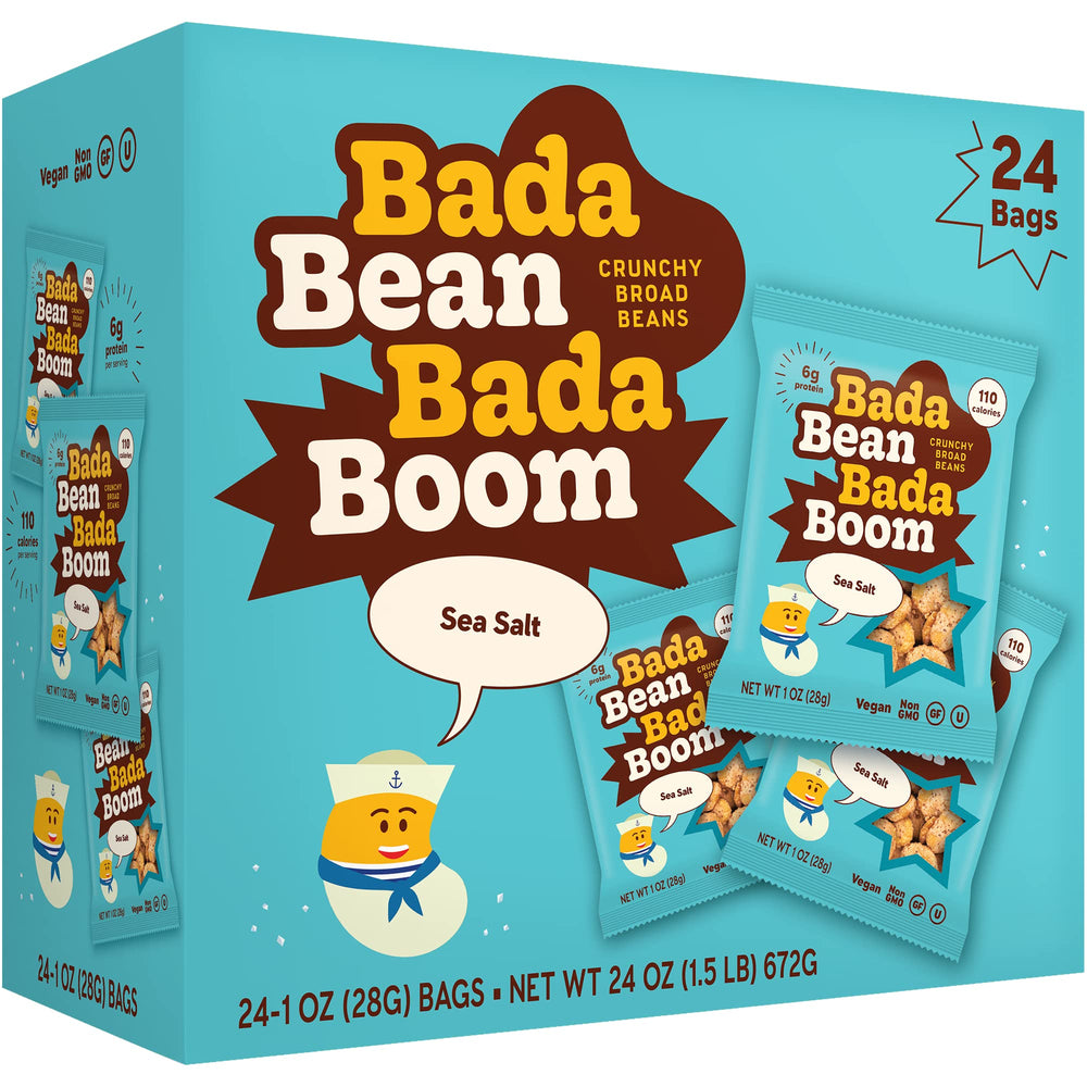 Enlightened Bada Bean Bada Boom crunchy texture close-up, tasty plant-based bite