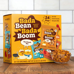 Gluten-free and vegan Enlightened Bada Bean Bada Boom snack for quick, mindful snacking.
