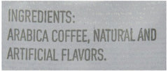 Entenmann's Coffee Ground Chocolate Donut closeup reveals chocolate texture and aroma.