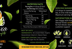 Enzo's Liquid Stevia Drops on coffee for zero-calorie sweetness.