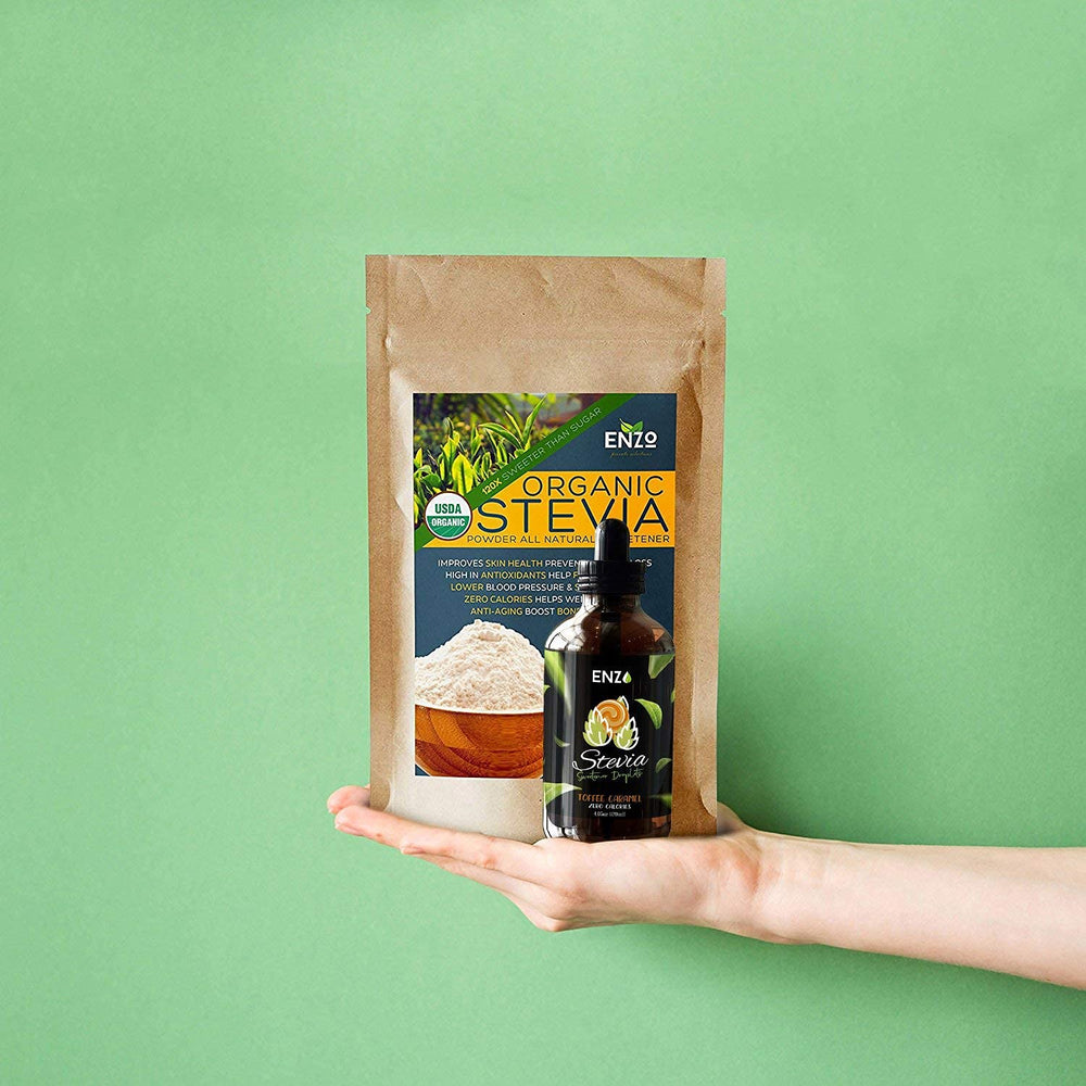 Vegan-friendly, keto-friendly Enzo Drops suit multiple diets.