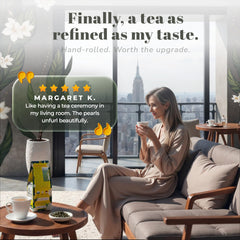 Enzo's Private Selection Jasmine Flowers Tea Leaves Scenting emphasizes layered fragrance
