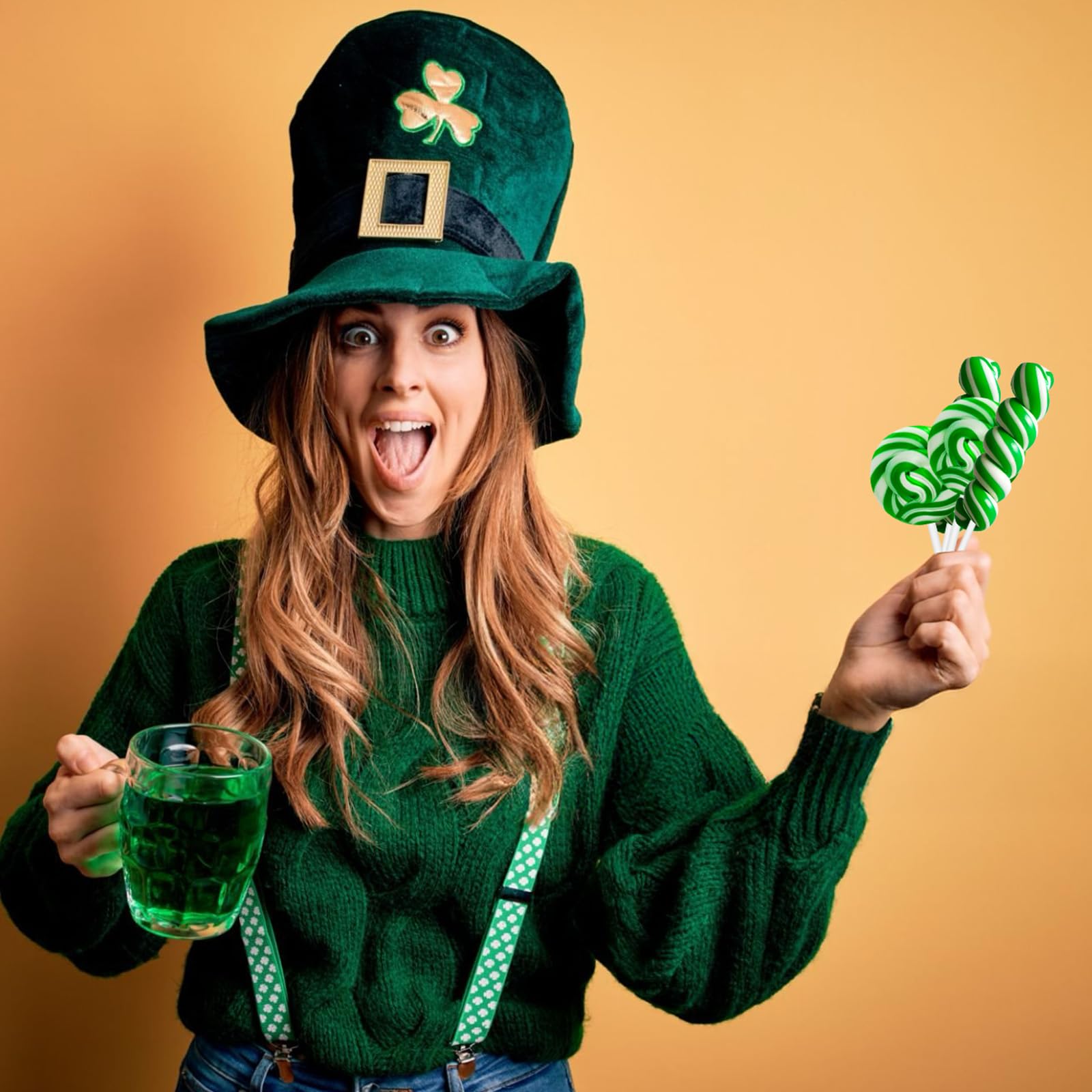 EORA lollipops used as cake toppers and drink garnishes