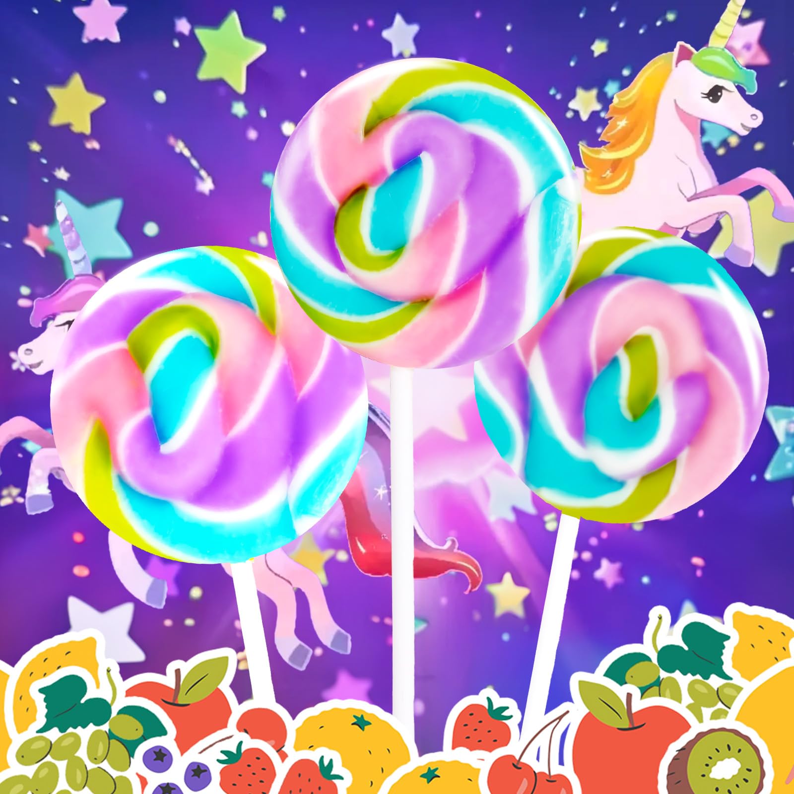 EORA Mermaid themed lollipops provide playful ocean vibes for parties.