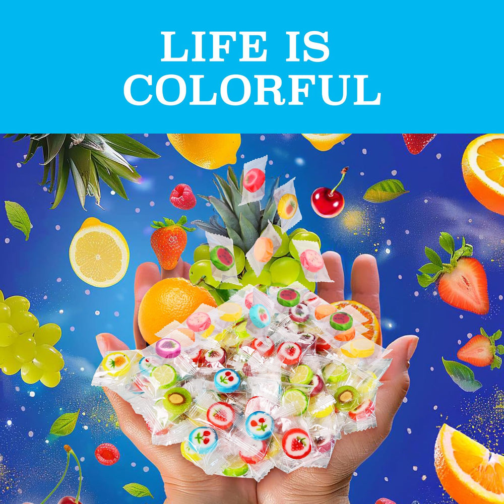 EORA Slices Hard Candy sealed protective packaging preserves freshness and dust protection during storage.