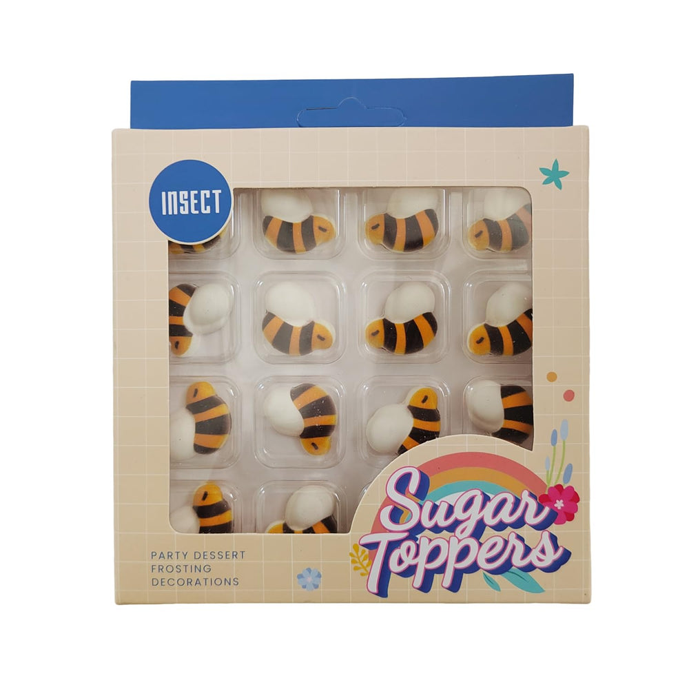 EPHVODI Bees Cakes Decorations on cupcakes for festive edible accents.