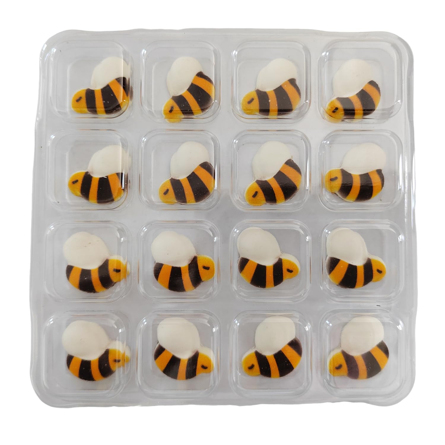 EPHVODI Bees Cakes Decorations on ice cream for playful treats.