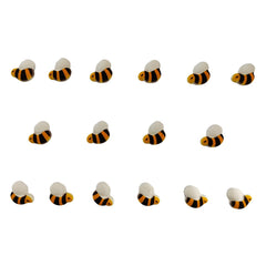 EPHVODI Bees Cakes Decorations packaging displaying 16 edible bee toppers for baking.