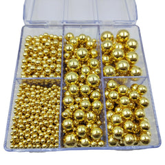 EPHVODI Gold Pearl Sprinkles 10mm for statement decorations on cakes