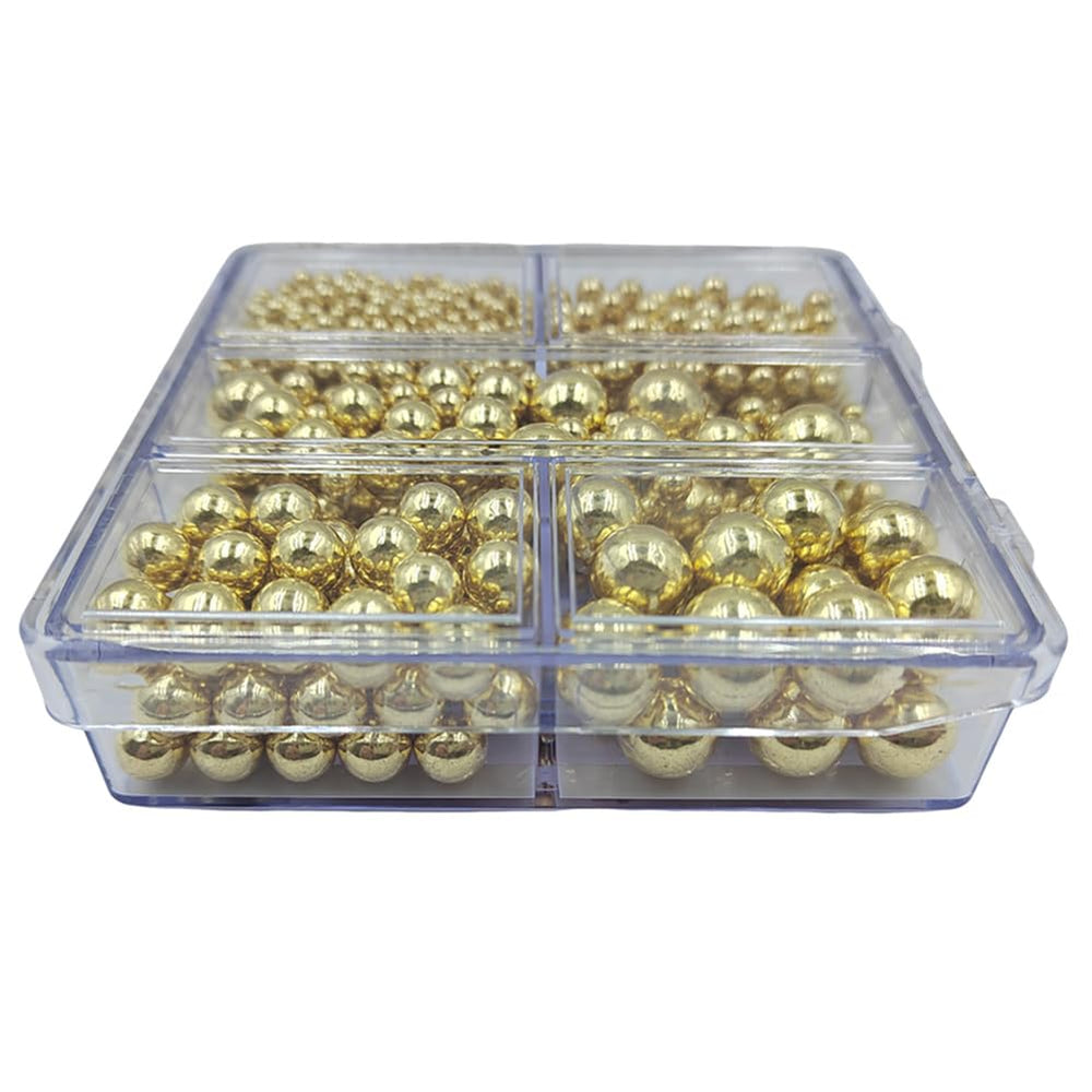 EPHVODI Gold Pearl Sprinkles ideal for festive holiday baking and dessert tables