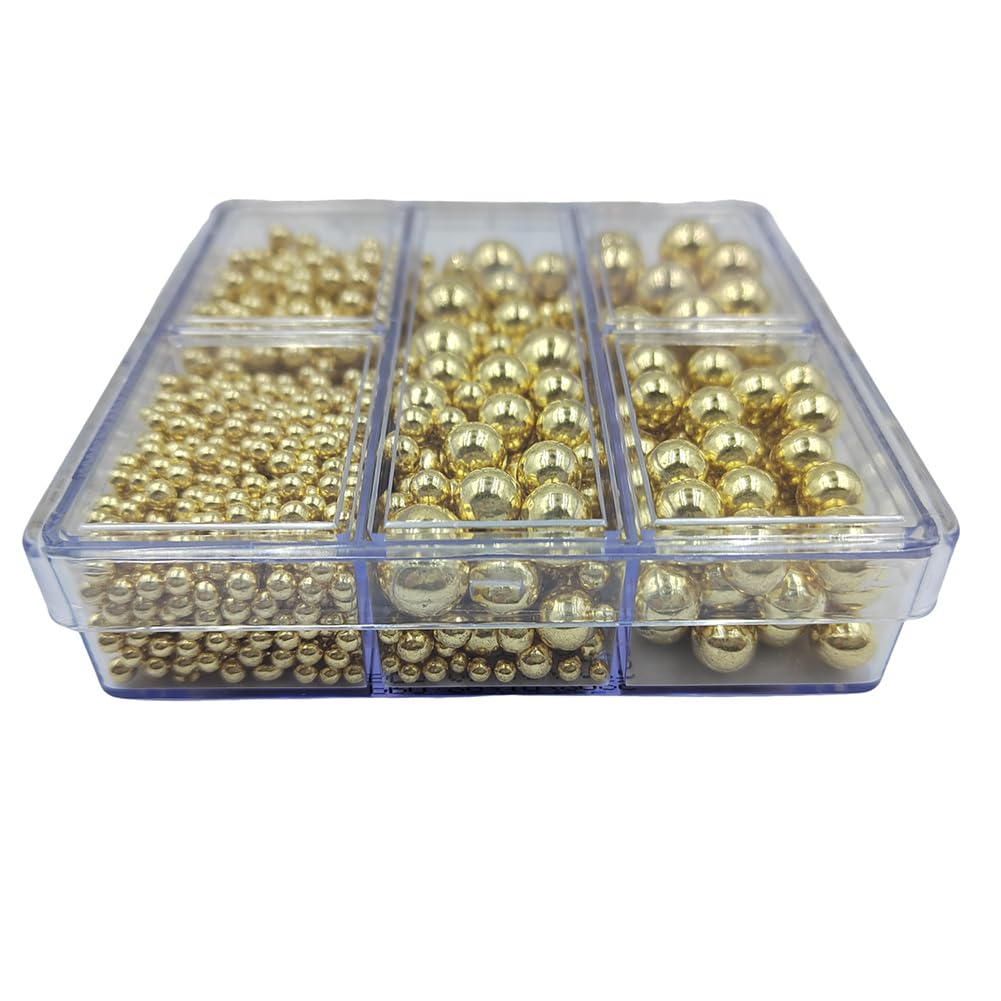 EPHVODI Gold Pearl Sprinkles suitable for cupcakes, cookies, donuts and more