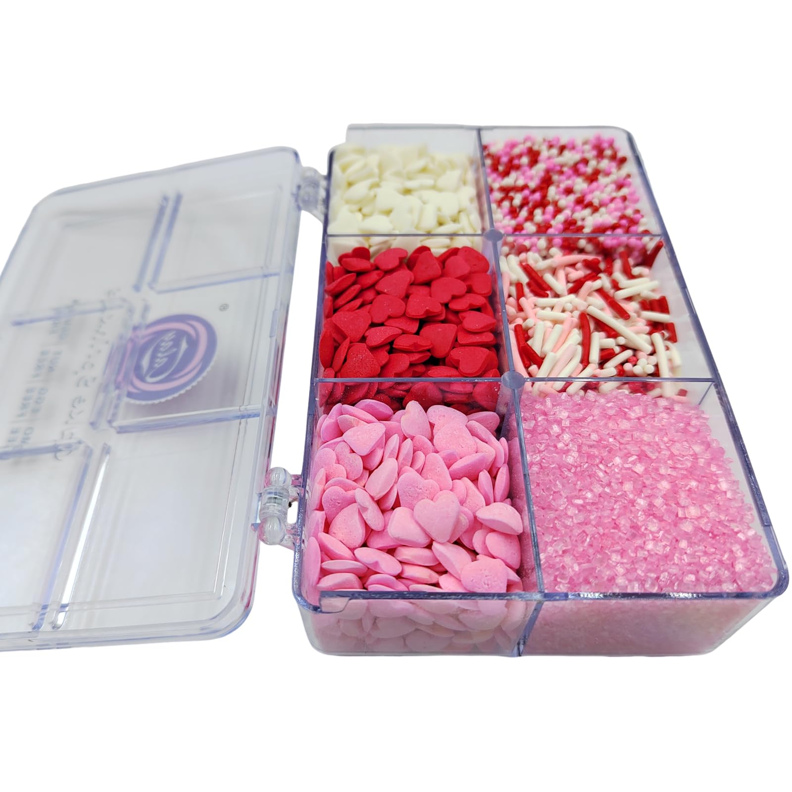 EPHVODI Valentines pink jimmies add festive color to desserts
